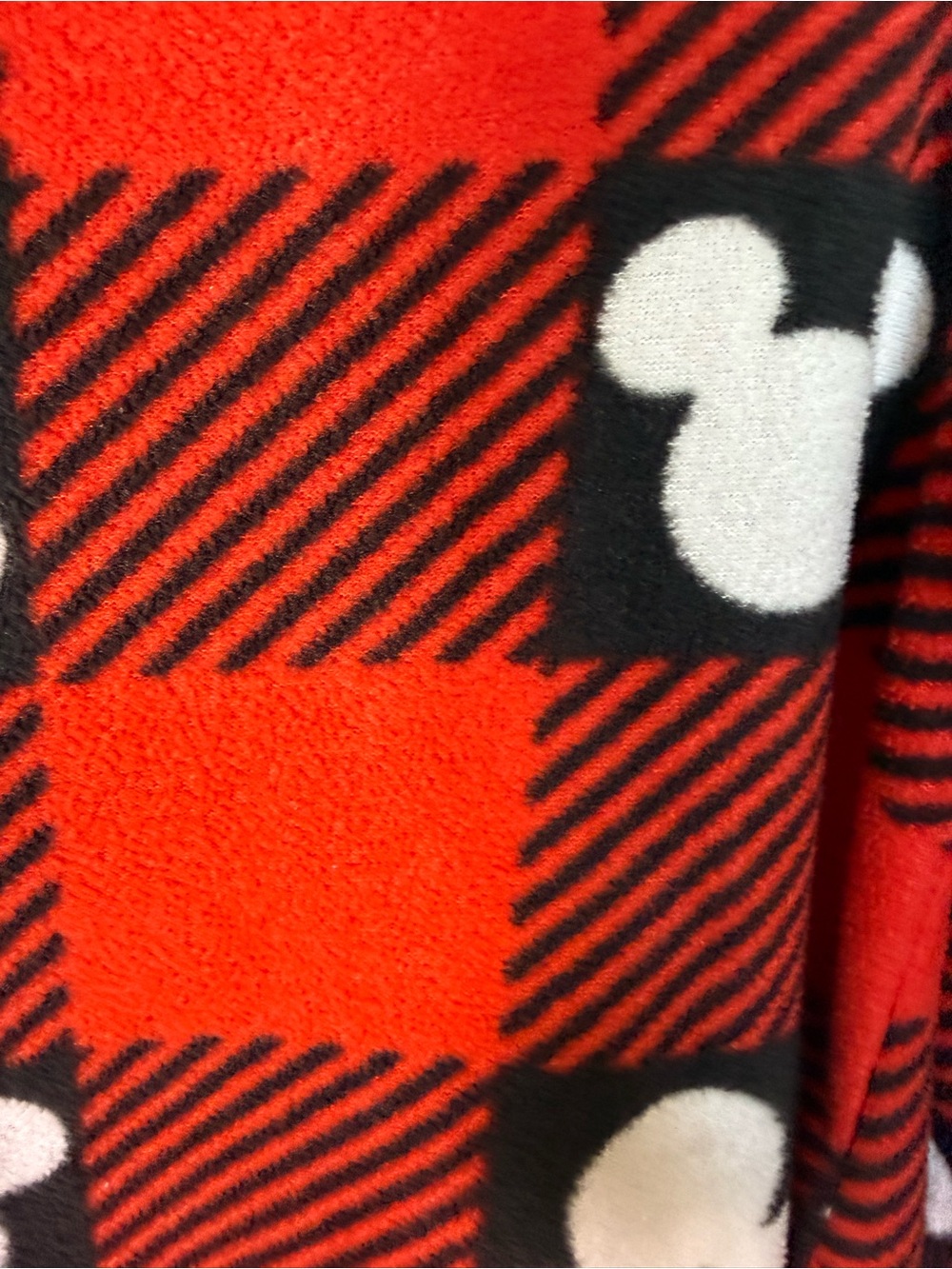 Mickey Mouse Hooded Fleece
1-Piece Pajamas Adult M
Disney Plaid Costume Cozy - Picture 4 of 8